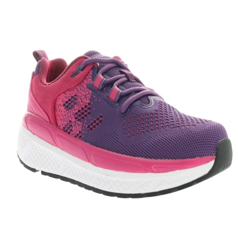 Propet Womens Ultra Walking Sneakers US 6.5 XWide EU 37 Pink Purple Athletic EUC